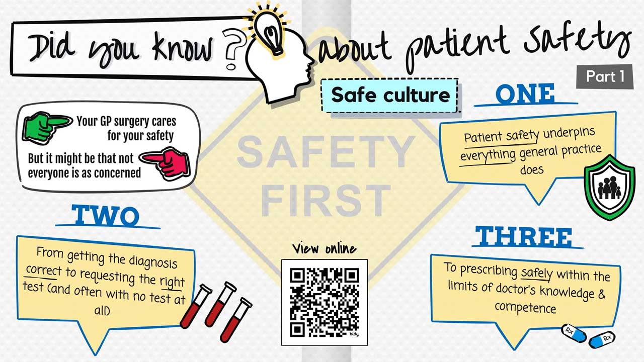 Did you know about patient safety? Part 1 - safe culture