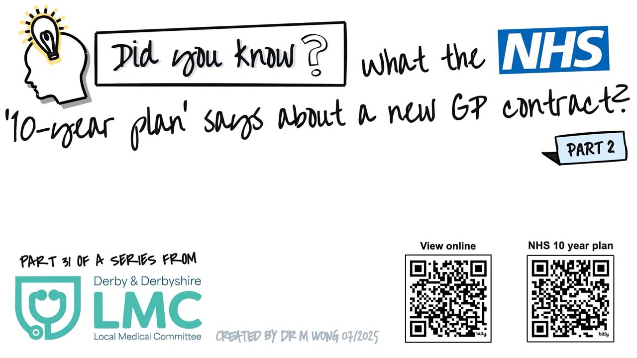 Did you know what the NHS 10 year plan says about a new GP contract?