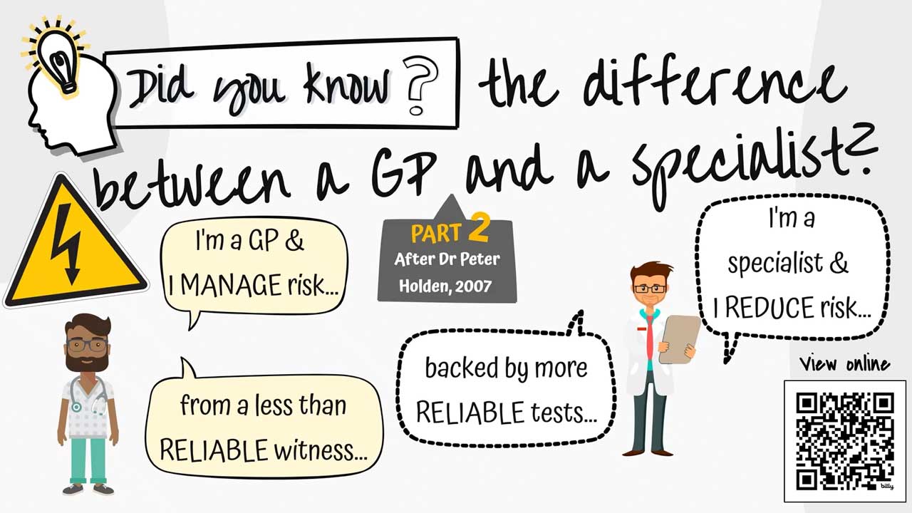 Did you know the difference between a GP and a specialist? Part 2